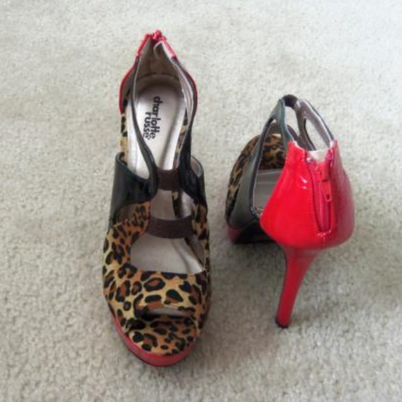 Charlotte Russe Multicolor Colored Platforms - Picture 3 of 3